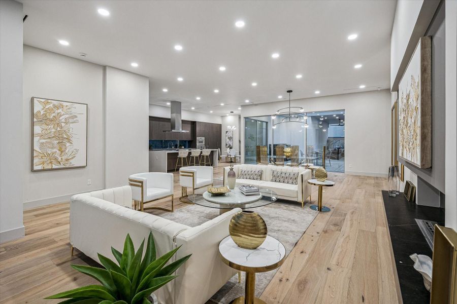 Furnished interior view inside a new home in , Houston (Image 16).