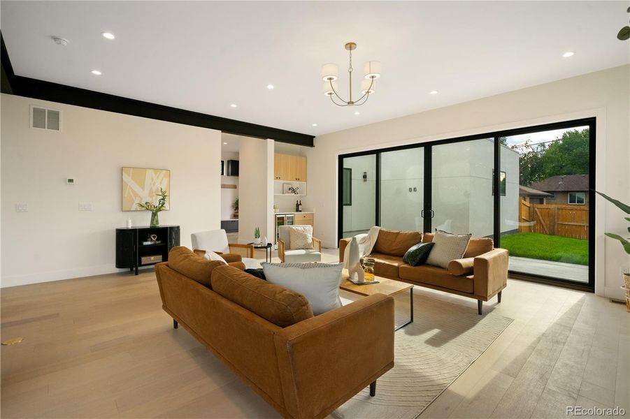 Furnished interior view inside a new home in , Denver (Image 15).