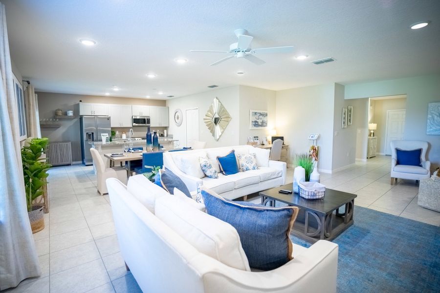 Representative furnished interior of a home built from the Mesquite by Maronda Homes in Coastal Communities, Edgewater (Image 7).