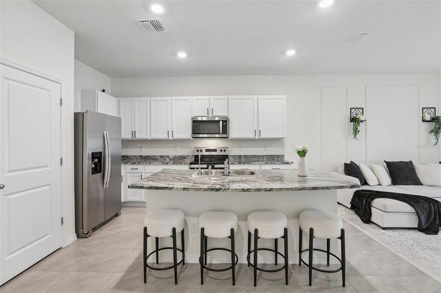 Furnished interior view inside a new home in Easthaven, Tampa (Image 8). Furnished interior view inside a new home in Easthaven, Tampa (Image 8).