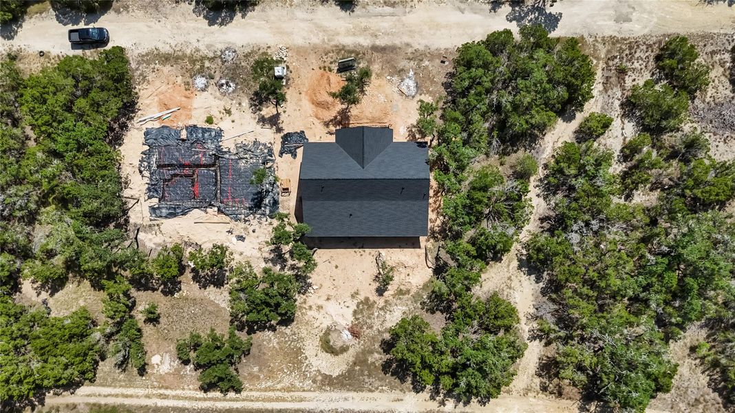 Aerial photos of construction as of 9/16/25