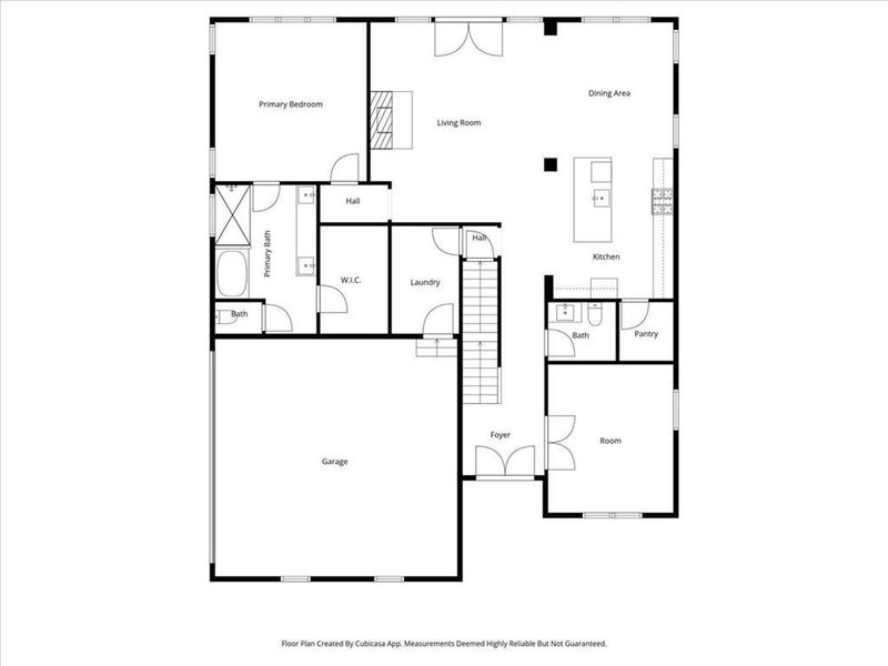 2D floor plan layout of this home in , Rome, GA (Image 7).