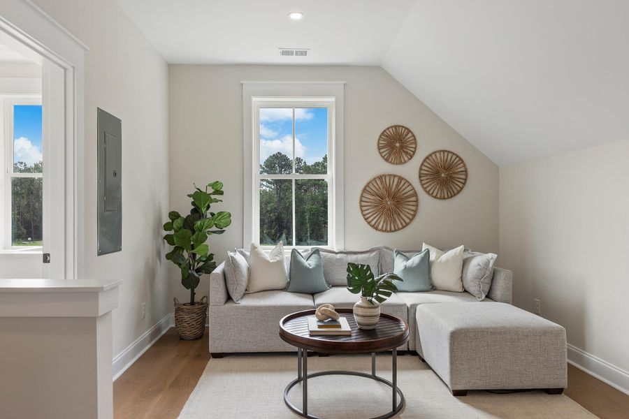 Furnished interior view inside a new home in , McClellanville (Image 5).