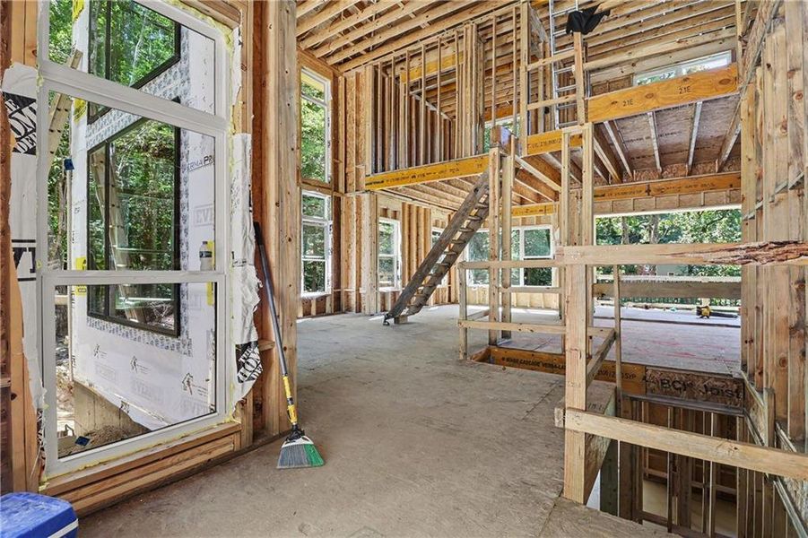 In-progress construction of a new home in , Cumming, GA (Image 30). In-progress construction of a new home in , Cumming, GA (Image 30).
