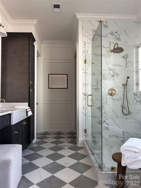 Furnished interior view inside a new home in , Matthews (Image 27). Furnished interior view inside a new home in , Matthews (Image 27).