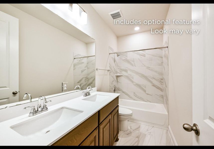 Furnished interior view inside a new home in WILDTREE 40', Montgomery (Image 3).