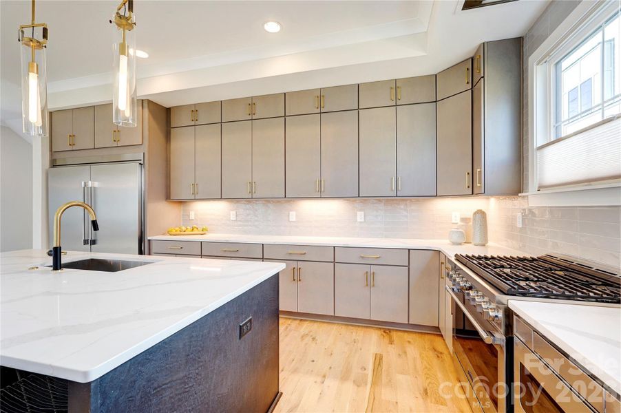 Furnished interior view inside a new home in , Charlotte (Image 11).