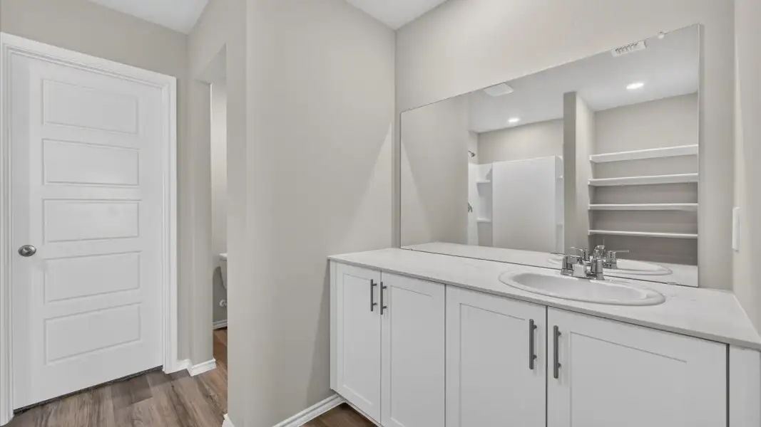Furnished interior view inside a new home in Hadley Farms, Godley (Image 9).