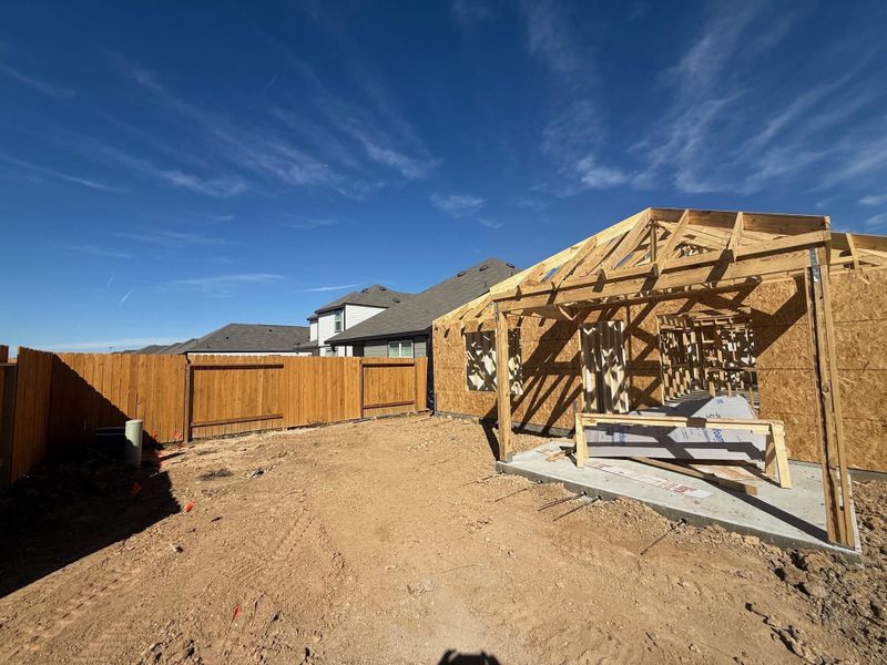In-progress construction of a new home in Wayside Village, Houston, TX (Image 23).