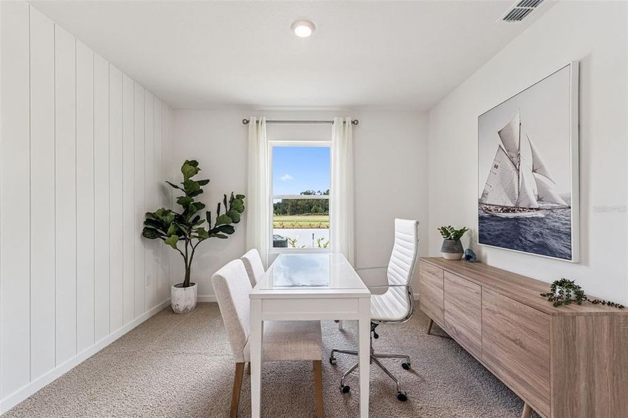 Furnished interior view inside a new home in Crossroads at Kelly Park, Apopka (Image 33).