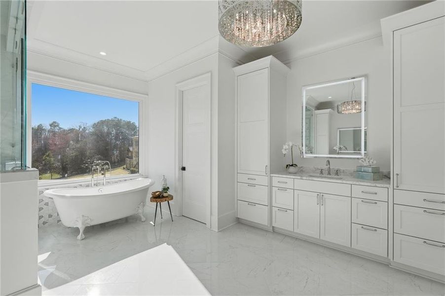 Furnished interior view inside a new home in , Gainesville (Image 67).