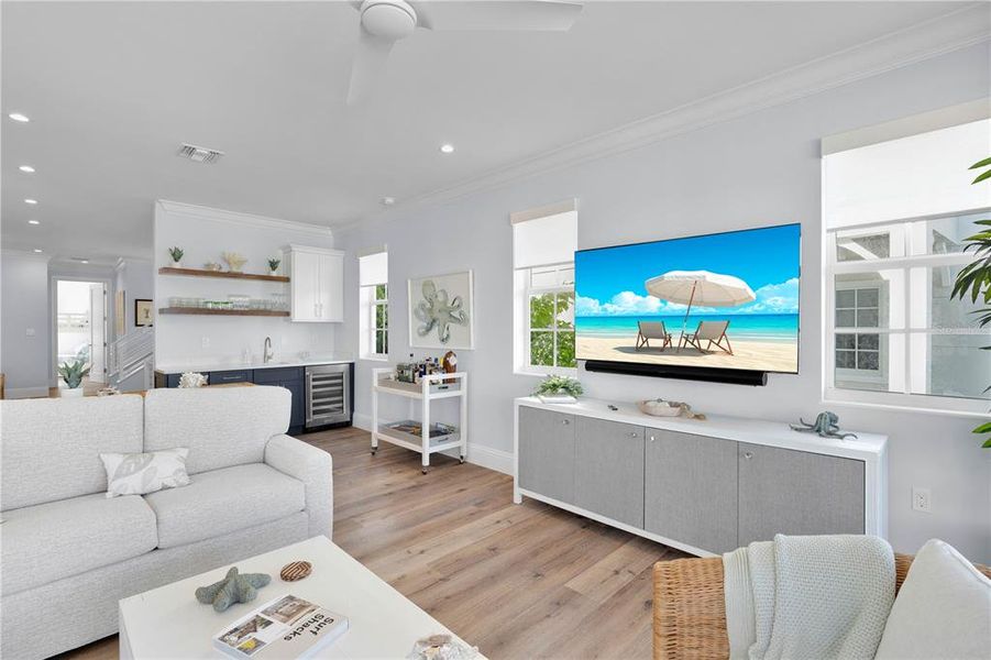 Furnished interior view inside a new home in , Marathon (Image 44).