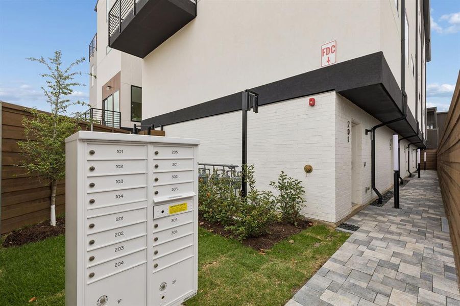 Exterior details and patio area of a home in , Dallas (Image 21).