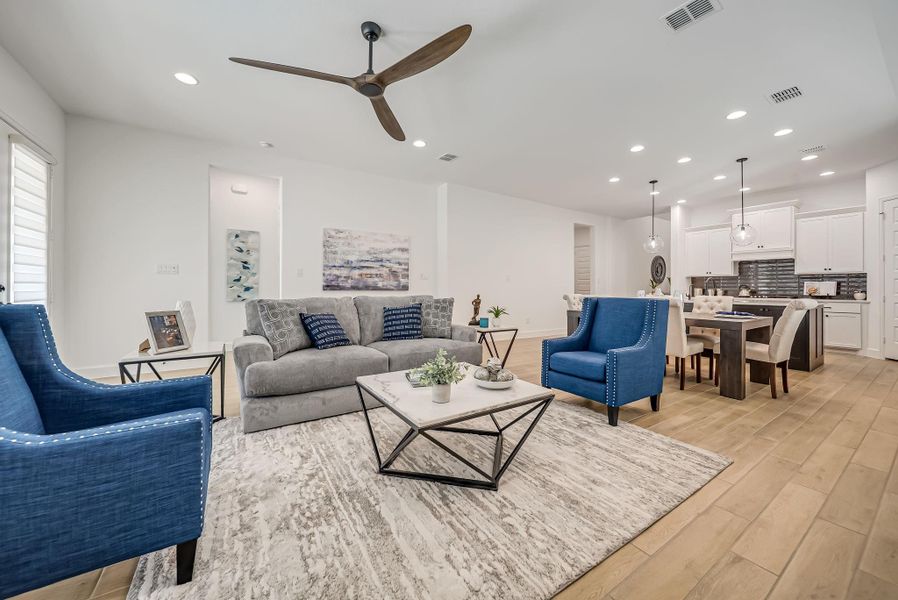Furnished interior view inside a new home in Woodforest, Montgomery (Image 7).