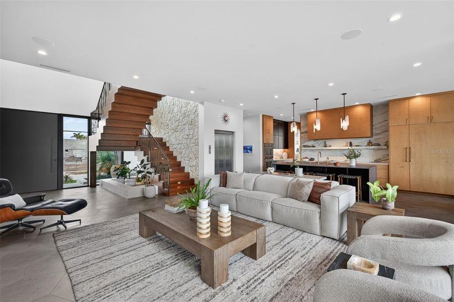 Furnished interior view inside a new home in , St. Petersburg (Image 13).