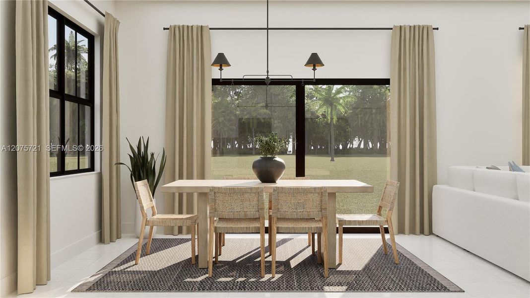 Furnished interior view inside a new home in Sunstone, Homestead (Image 5).