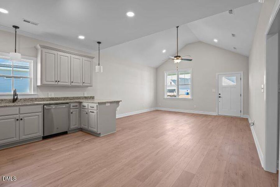 Kitchen to Family Room