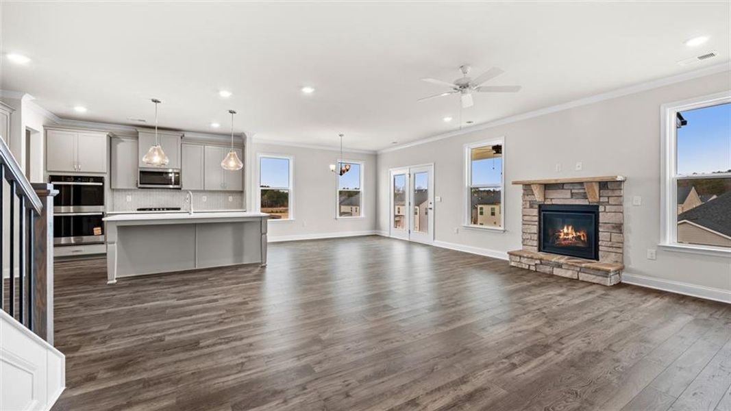 Spacious, unfurnished interior of a new home in Westland, Bogart (Image 38).