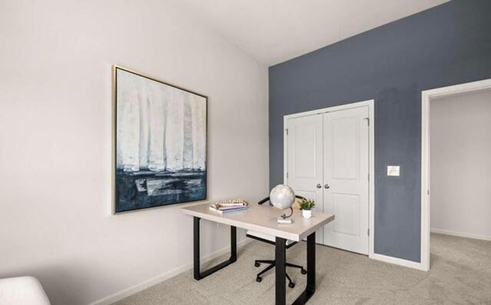 Furnished interior view inside a new home in Walden Park - The Retreat, Jonesboro (Image 28).