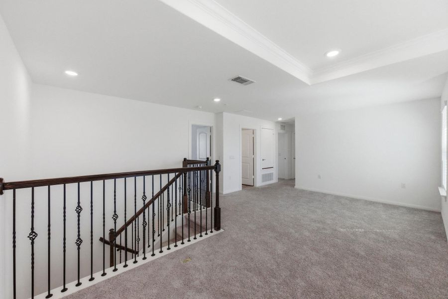 Spacious, unfurnished interior of a new home in East Parke, Austin (Image 25). Spacious, unfurnished interior of a new home in East Parke, Austin (Image 25).