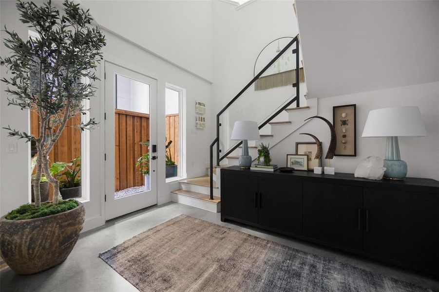 Furnished interior view inside a new home in , Dallas (Image 10).