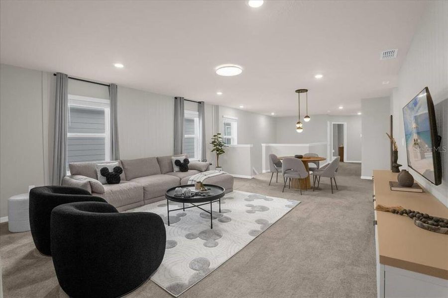 Furnished interior view inside a new home in , Clermont (Image 9).