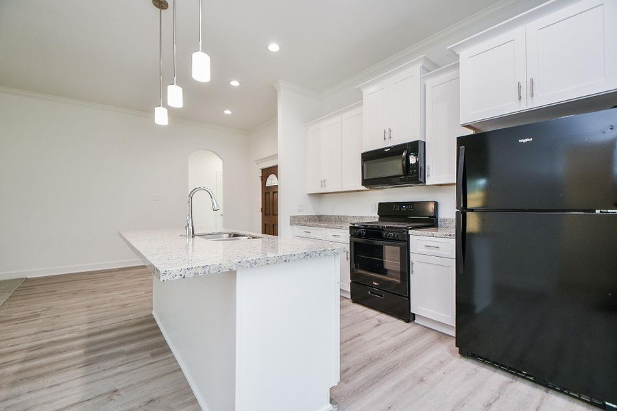 Furnished interior view inside a new home in , Houston (Image 8). Furnished interior view inside a new home in , Houston (Image 8).