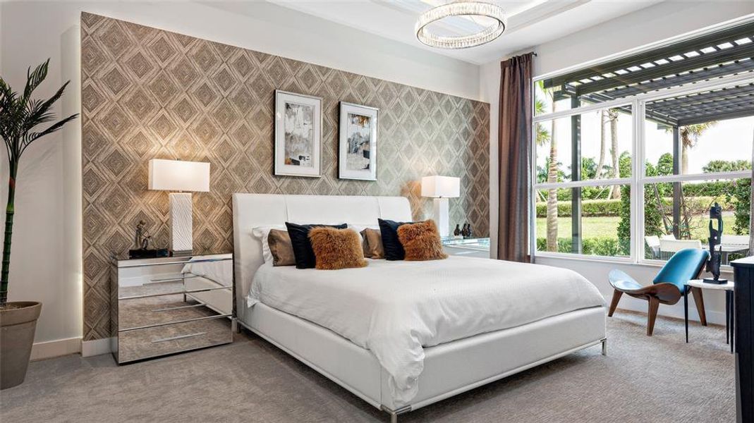 Furnished interior view inside a new home in Cresswind at Lake Harris, Tavares (Image 3).