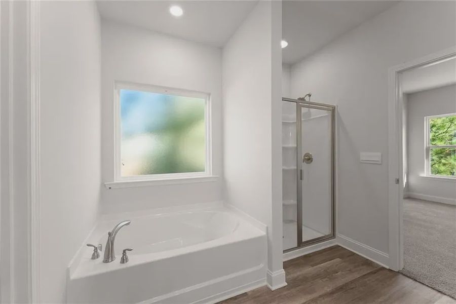 Representative furnished interior of a home built from the Plan 1709 by Adams Homes in Scarlett Place, Bowdon (Image 11).