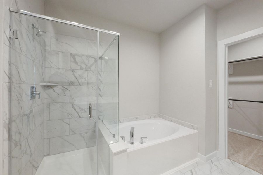 Furnished interior view inside a new home in Cypresswood Landing, Humble (Image 12).