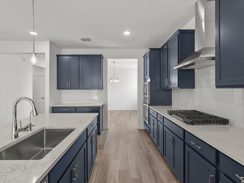 Furnished interior view inside a new home in Hickory Ridge, San Antonio (Image 10).