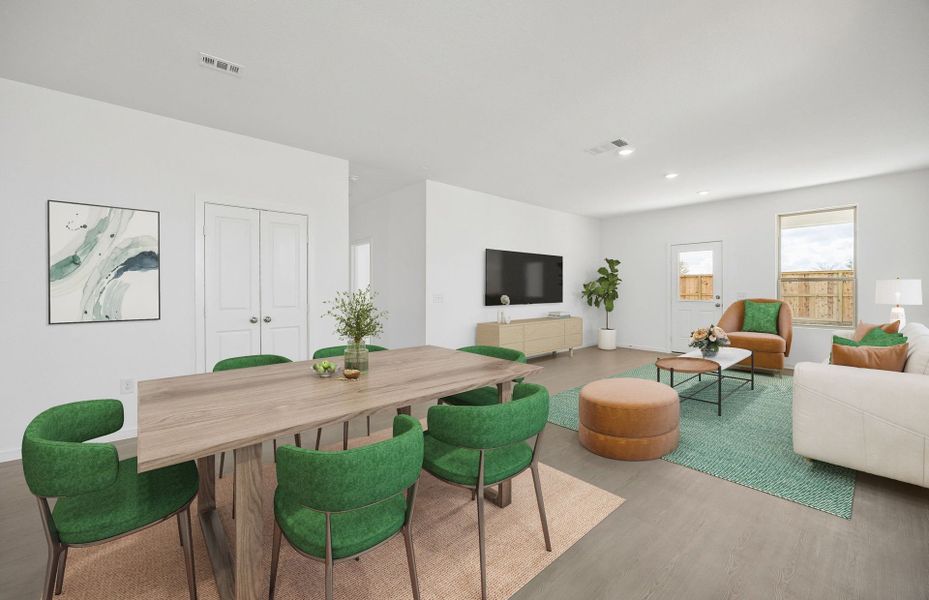 Furnished interior view inside a new home in Crosby Farms, Crosby (Image 9).