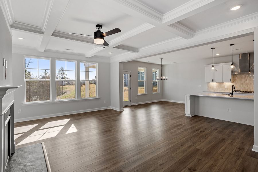 Spacious, unfurnished interior of a new home in Sweetbrier, Durham (Image 26).