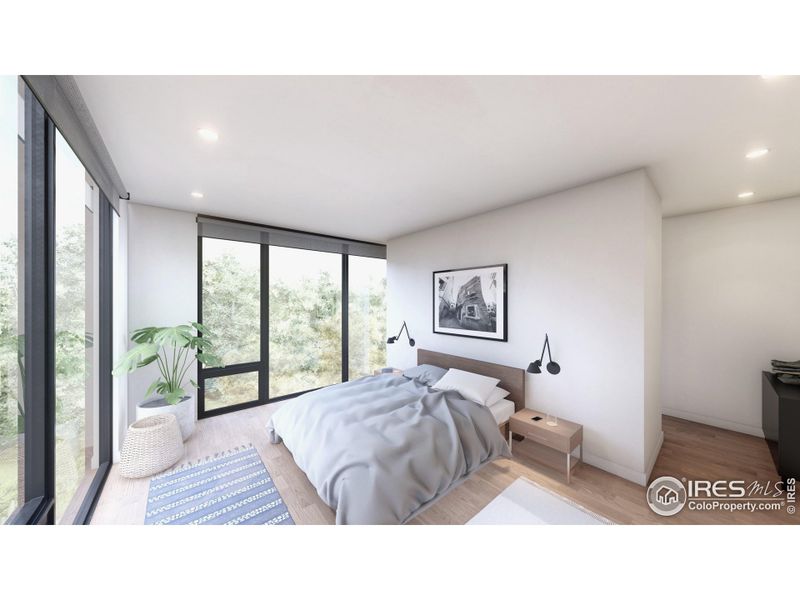 Furnished interior view inside a new home in , Boulder (Image 3).