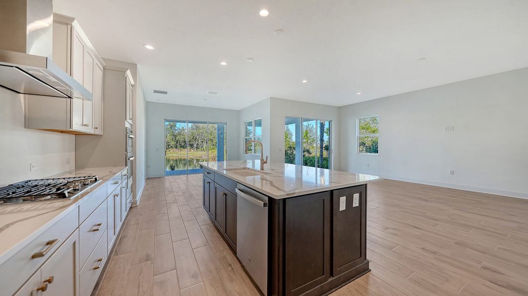 Furnished interior view inside a new home in Wildleaf, Parrish (Image 7).