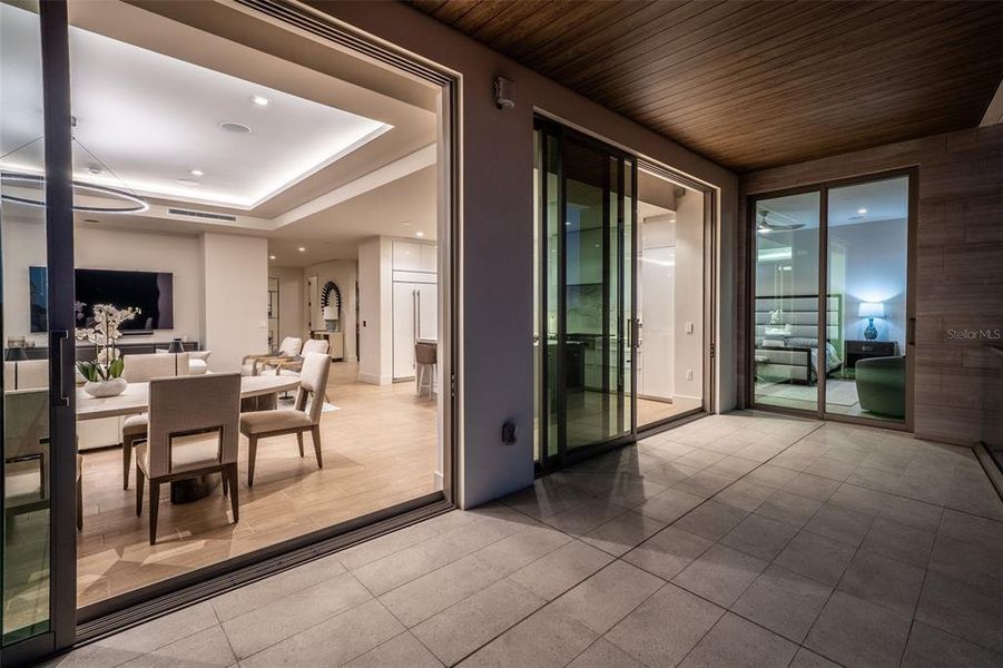 Exterior details and patio area of a home in , Longboat Key (Image 29). Exterior details and patio area of a home in , Longboat Key (Image 29).