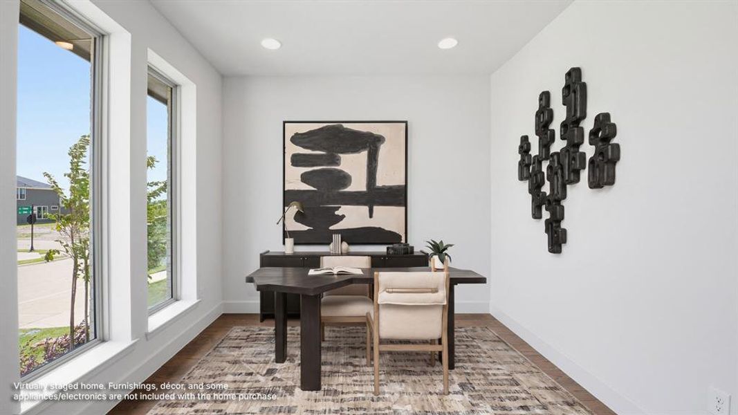 Furnished interior view inside a new home in The Heights at Uptown Celina, Celina (Image 9).