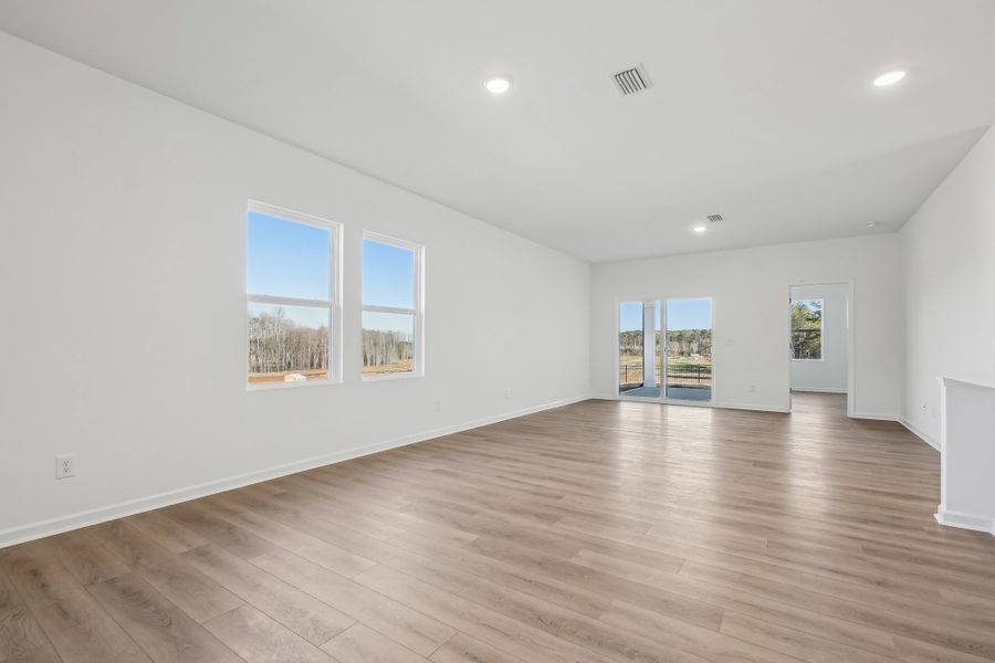 Representative unfurnished interior of a home built from the Timber by Ashton Woods in Middleton Farms, Middlesex (Image 10).
