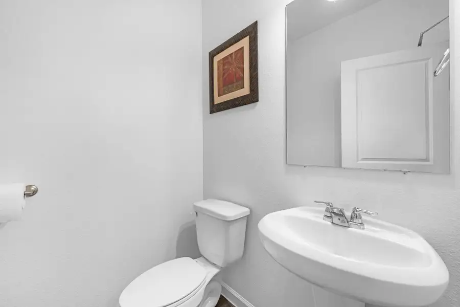 First floor powder room