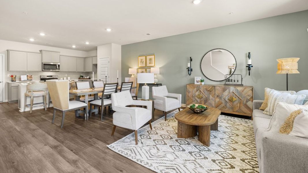 Furnished interior view inside a new home in Echo Glen, Stockbridge (Image 38).