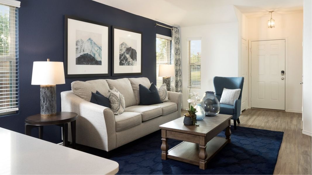 Representative furnished interior of a home built from the Marion by Lennar in The Colony: Ridgepointe and Claremont Collections, Bastrop (Image 8).