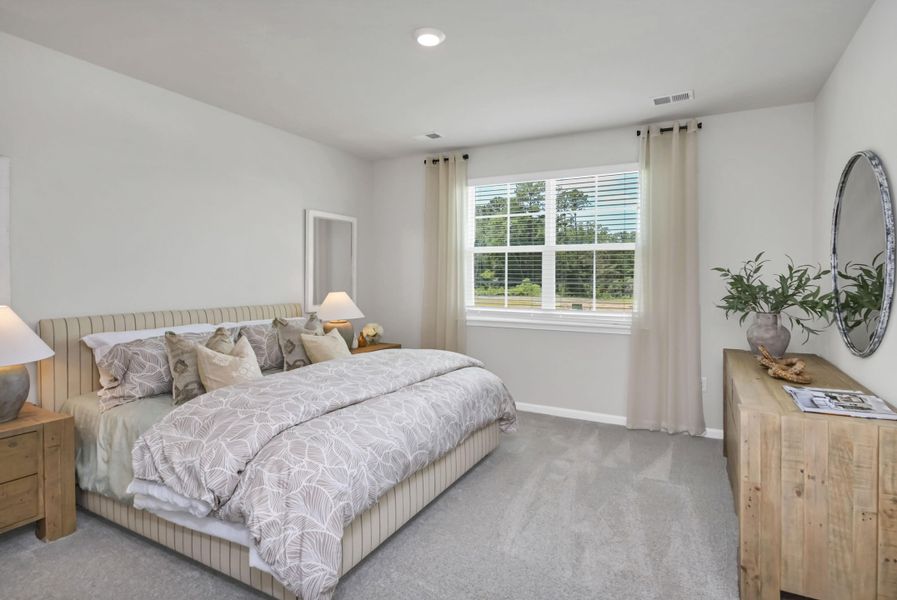 Furnished interior view inside a new home in Mulberry Landing, Orangeburg (Image 9). Furnished interior view inside a new home in Mulberry Landing, Orangeburg (Image 9).