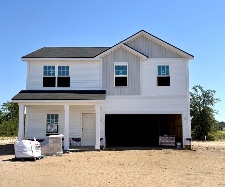 In-progress construction of a new home in The Village at Sassafras, Allenhurst, GA (Image 6). In-progress construction of a new home in The Village at Sassafras, Allenhurst, GA (Image 6).