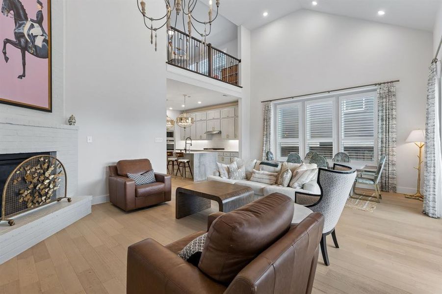 Furnished interior view inside a new home in Walsh: Artisan Series - 50' lots, Aledo (Image 16).