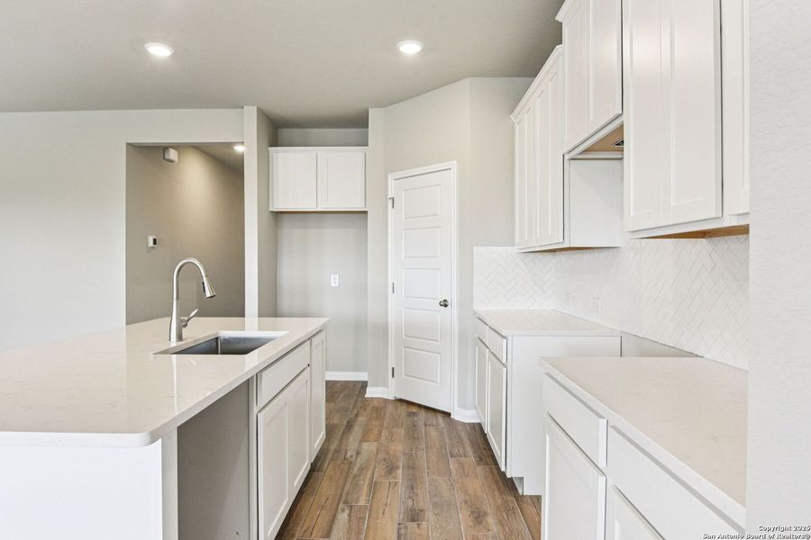 Furnished interior view inside a new home in Legendary Trails - Premier Series, Cibolo (Image 5). Furnished interior view inside a new home in Legendary Trails - Premier Series, Cibolo (Image 5).