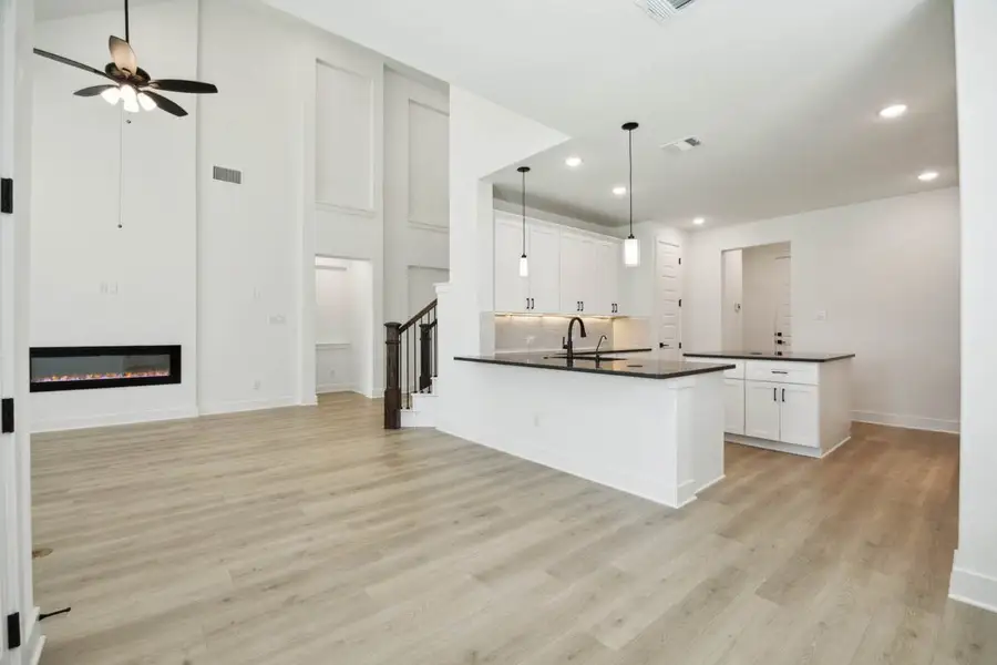 Furnished interior view inside a new home in Westside Preserve, Midlothian (Image 4).