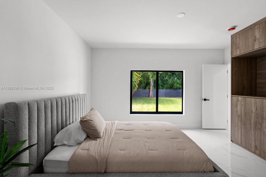 Furnished interior view inside a new home in , Miami (Image 11). Furnished interior view inside a new home in , Miami (Image 11).