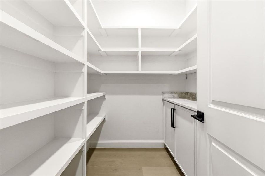 View of storage area