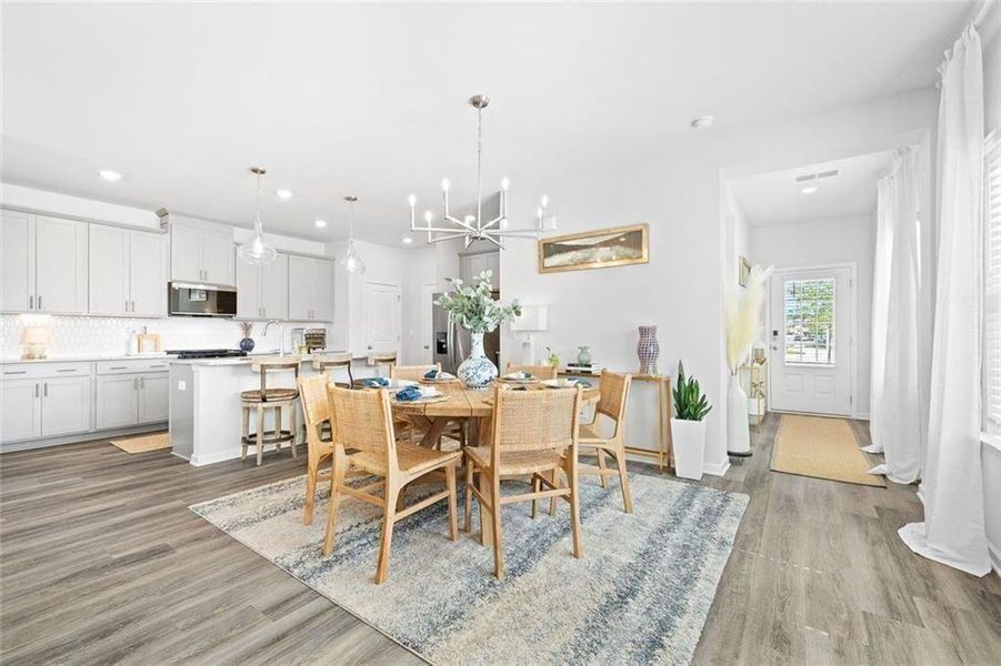 Furnished interior view inside a new home in , Mableton (Image 17).