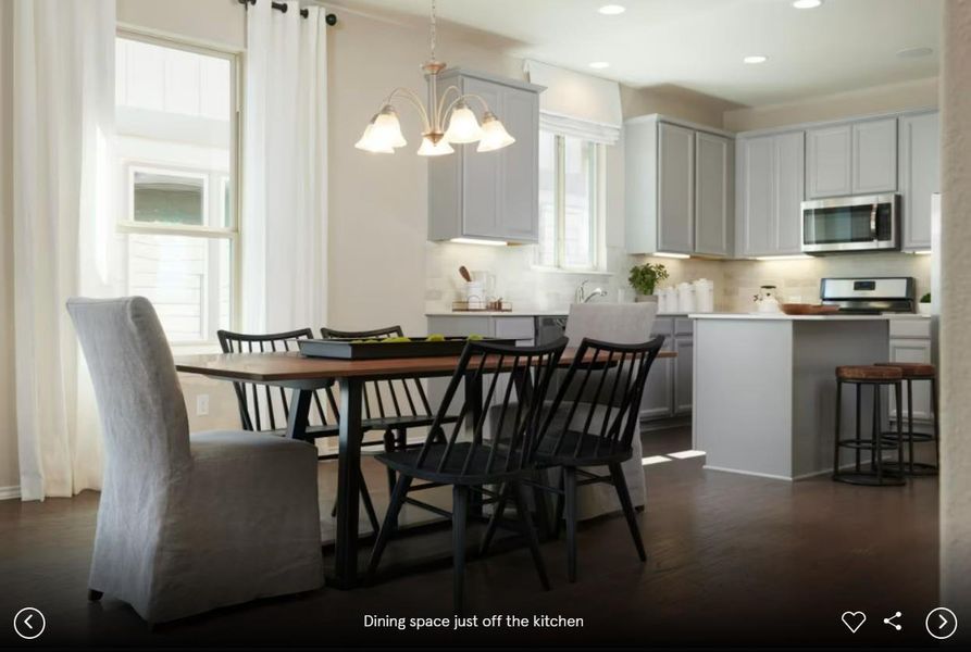 Interior photos- Photo of Pulte model home with same floor plan, not of actual home listed.